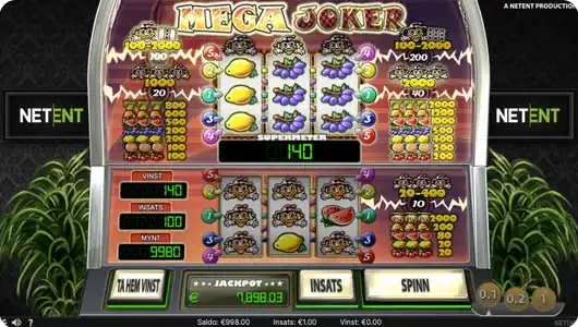 Mega Joker Spelautomater
